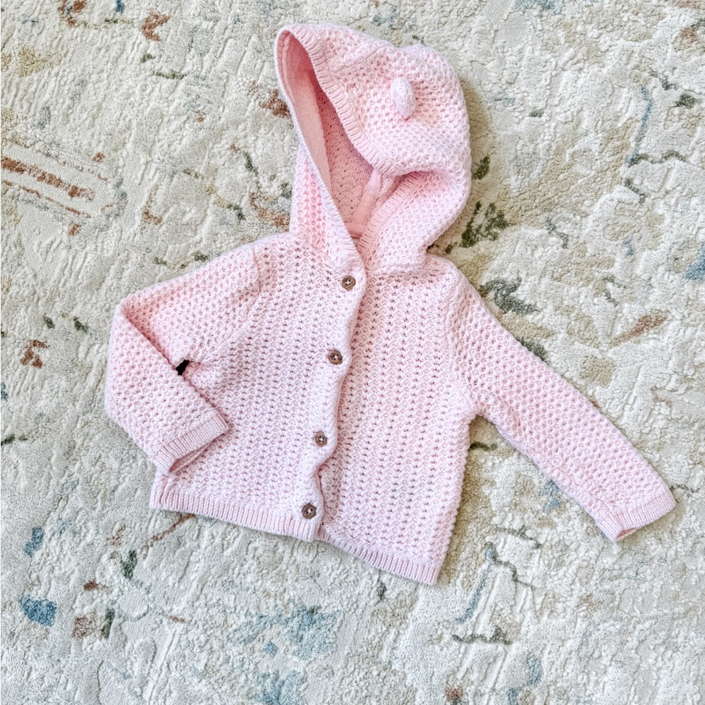 Tommy Bahama Pink Baby Cardigan
